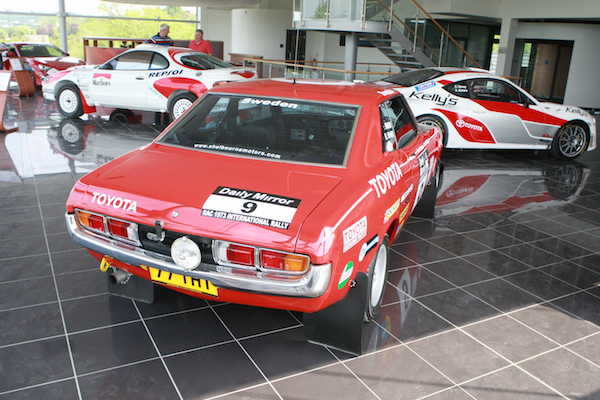 The beautiful "Works" Toyota Celica on show at the Toyota Fest this week. Photo Brian McDaid