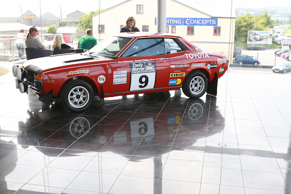 The beautiful "Works" Celica on show at the Toyota Fest this week. Photo Brian McDaid