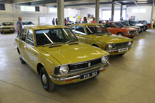 Original Toyota Corolla's K30 on show at the Toyota Fest. Photo Brian McDaid