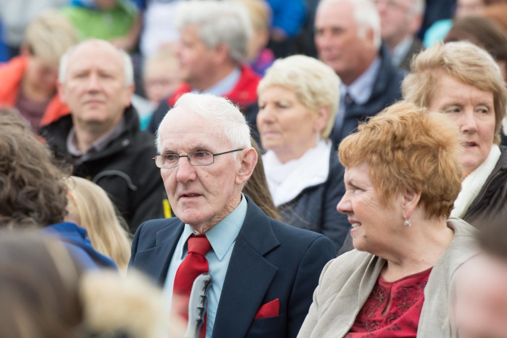 at the naming ceremony and service of dedication of the Shannon Class lifeboat 13-08 Derek Bullivant at Lough Swilly Lifeboat Station on Saturday the 25th of June.  Photo - Clive Wasson