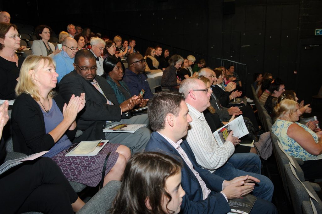 Guests at the Donegal Traveller Project 20th Anniversary event in the Regional Cultural Centre. Photo Clive Wasson