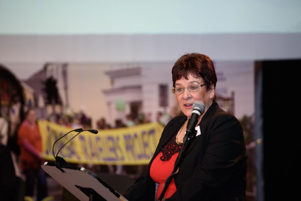 Chrissie McGinley at the Donegal Traveller Project 20th Anniversary event in the Regional Cultural Centre. Photo Clive Wasson