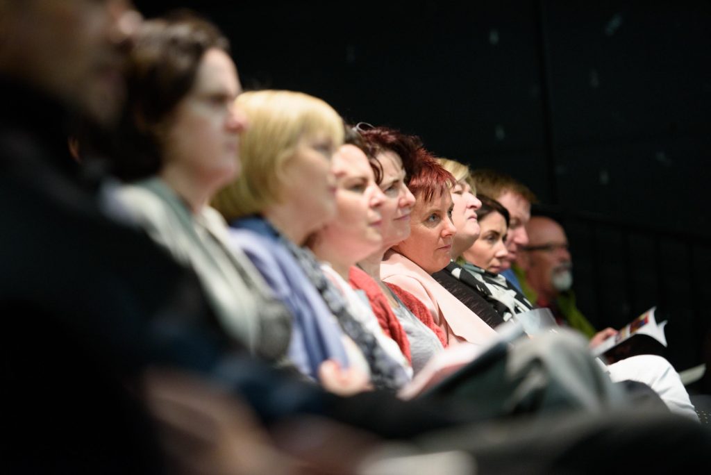 Guests at the Donegal Traveller Project 20th Anniversary event in the Regional Cultural Centre. Photo Clive Wasson