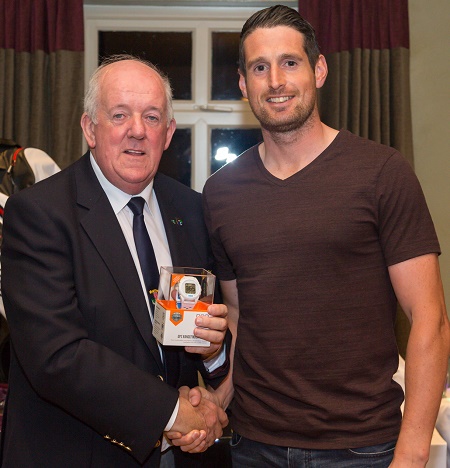 Eddie Margey, runner-up in the Letterkenny Golf Club Captain’s Prize.