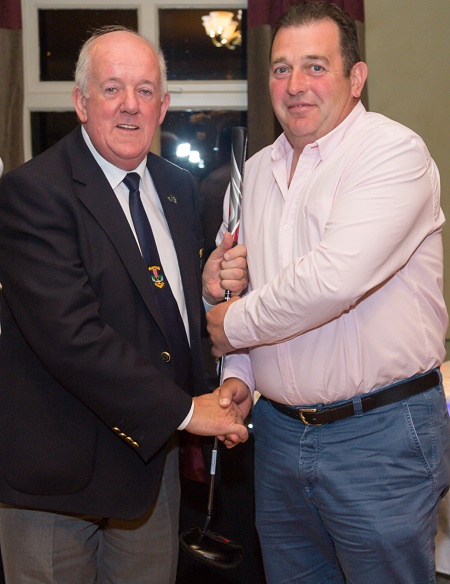 Charlie Coughlan, third placed in Mr. Ivan Fuery’s Captain’s Day competition at Letterkenny Golf Club.