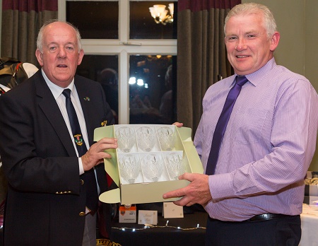 Tom Mc Donagh, winner of the Pat Captain’s prize at Mr. Ivan Fuery’s Captain’s Day.