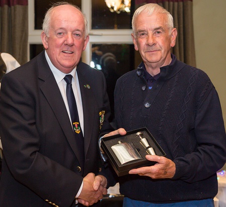 Pat Mc Grath, winner of the veterans prize on Captain’s Day.