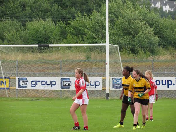 Action from the game between Dungloe and St Eunan's