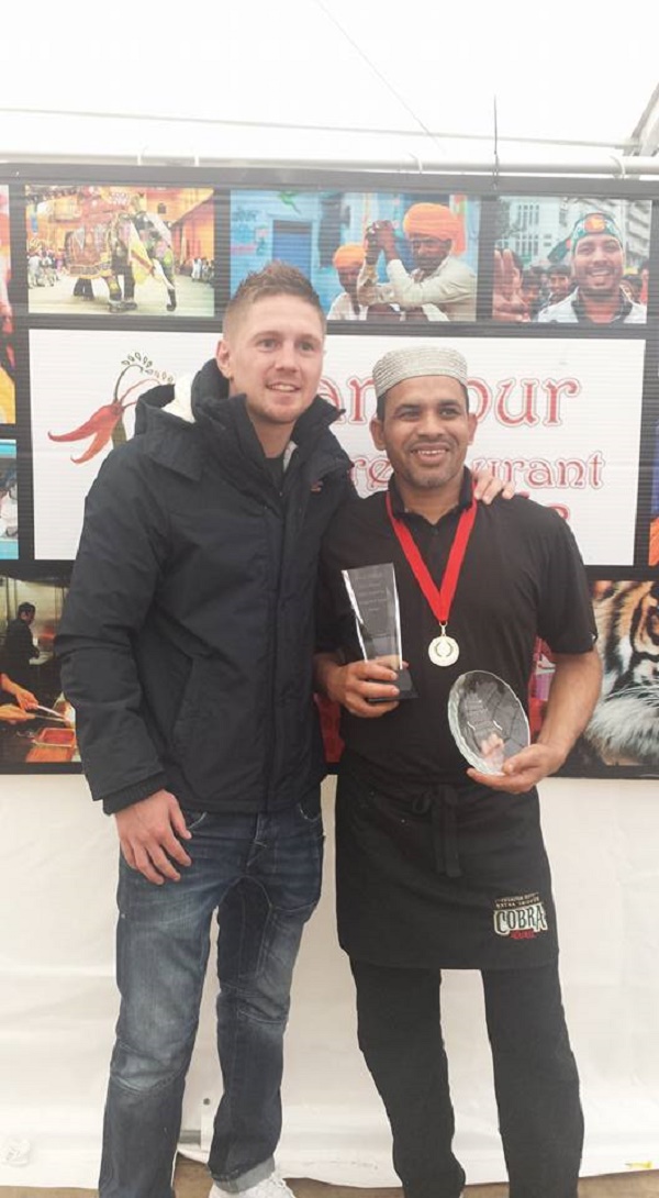 Champion boxer Jason Quigley with Rana