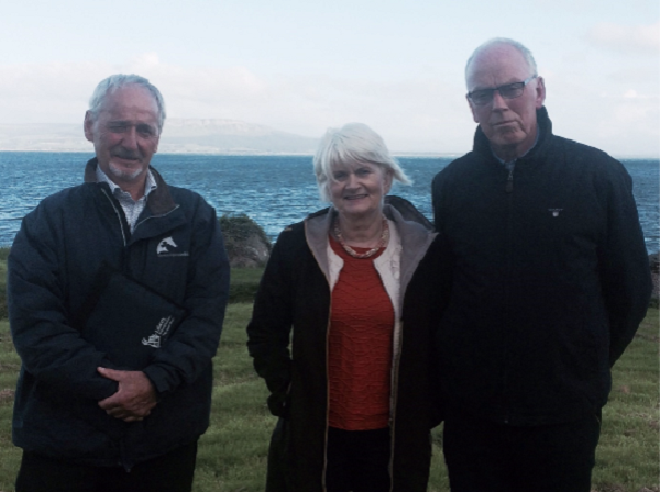 During the week, Marian Harkin MEP met up with representatives of the CFCE. L-R Enda Craig, Marian Harkin, Dr. Don McGinley