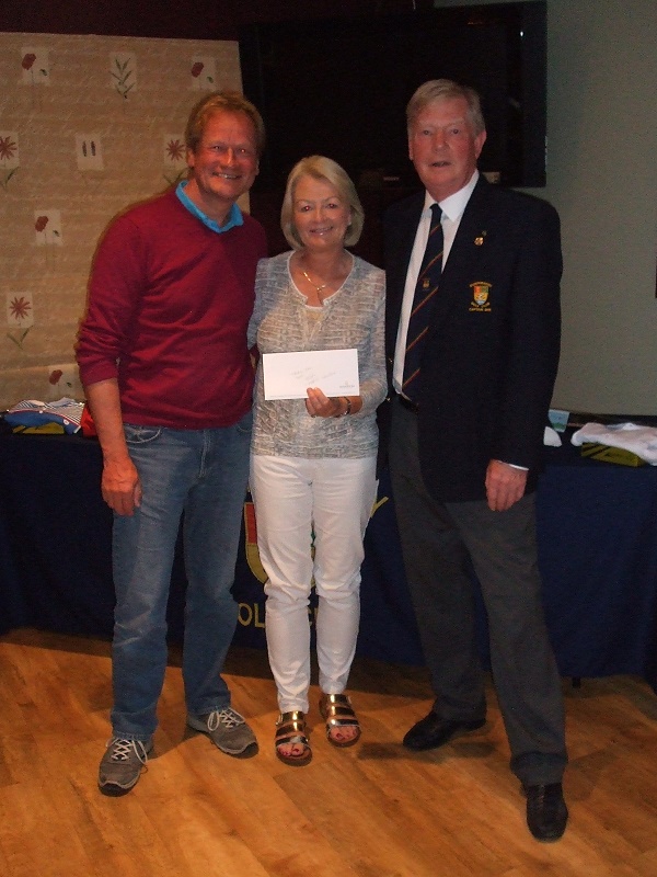 Peter and Mary Wilson with Captain Denis Martin