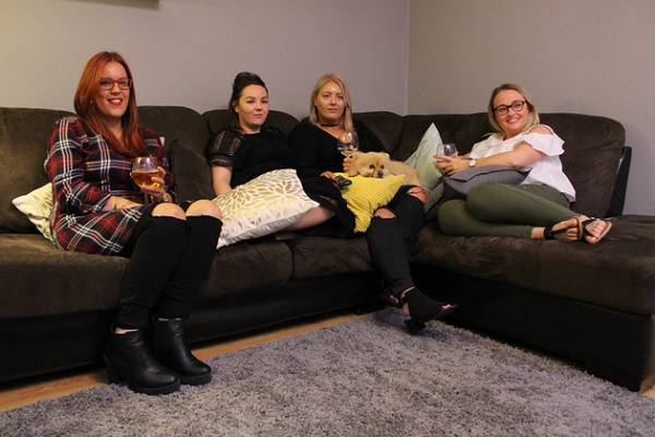 Cabra girls Jamie, Lindsay, Ashley and Grainne