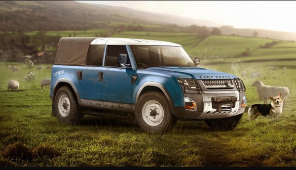 The is what the New Land Rover defender might look like with a possible arrival in two years time.