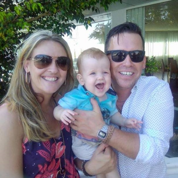 Rory with his family - we're sure his little man will be a musical prodigy with his dad to teach him! 