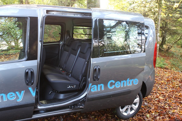 A view of how on how easy access is on the new Fiat Doblo is on the car we tested this week. Photo Brian McDaid