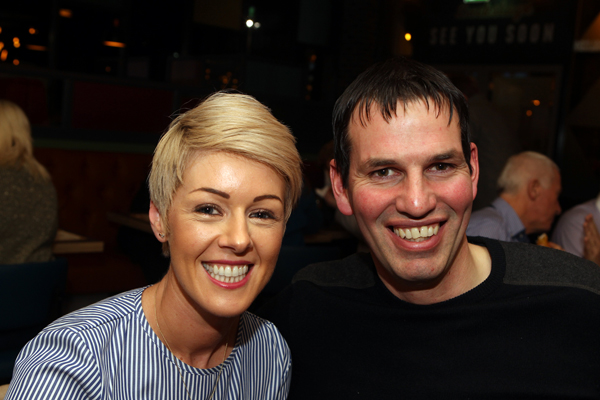 Joan and Kevin Gallinagh at the open on Backstage in Letterkenny.