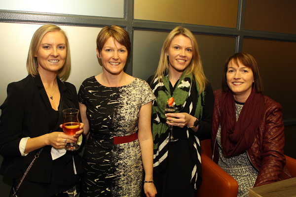 Sisters , Maura McFadden, Pauline Doherty, Emma Mc Fadden and Fionnula Quinn at the opening of Backstage in Letterkenny. Photos Brian McDaid