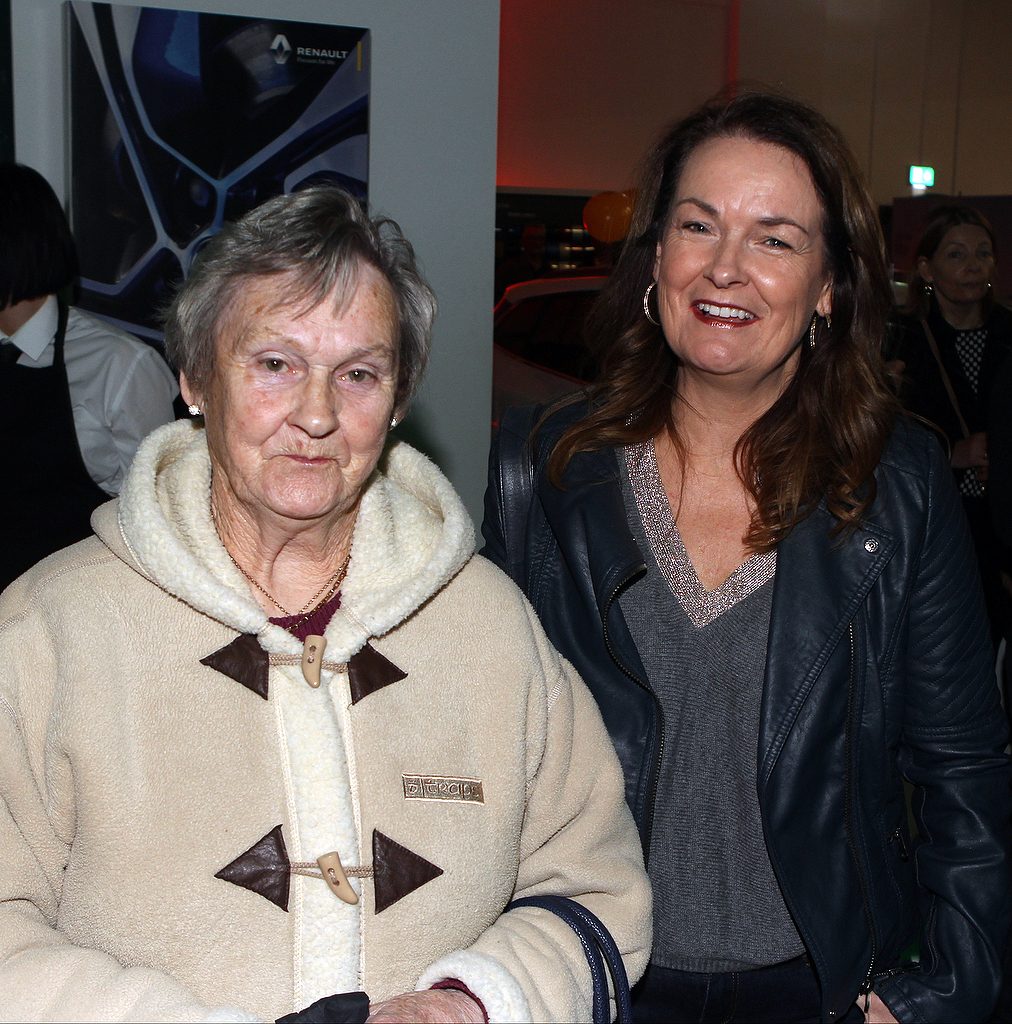 Susan Doherty and her mother Mary Sweeney at opening of new Showroom at Highland Motors.