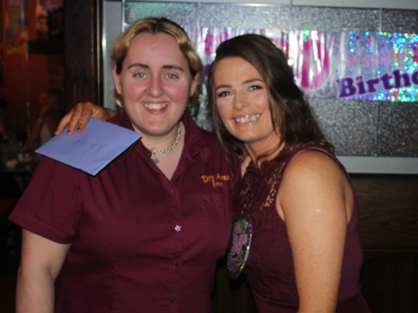 Denise Mc Elhinney's 30th Birthday at the Dry Arch Inn, Letterkenny, 26/11/16