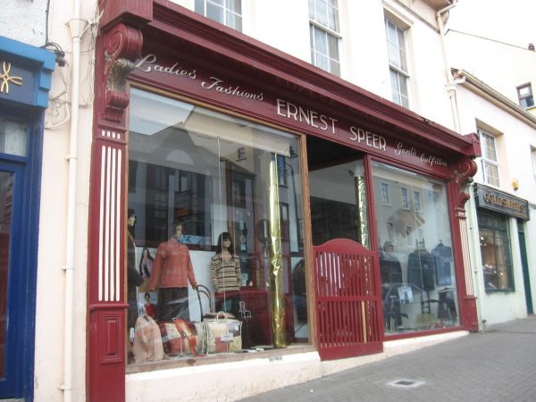Ernest Speer’s shop on Lower Main Street in Letterkenny