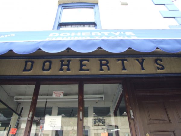 Doherty’s Fishing Tackle shop in Donegal Town