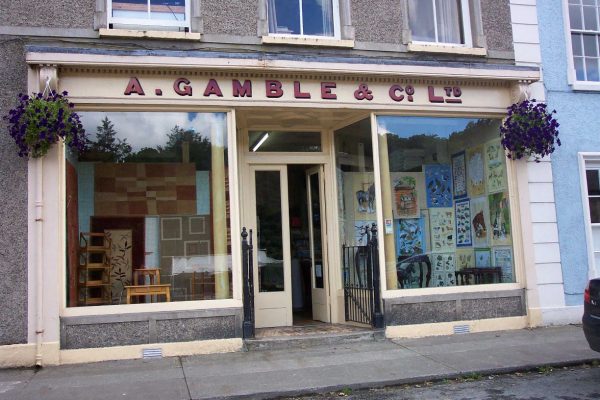 A. Gamble & Co. Ltd. shopfront in Ramelton