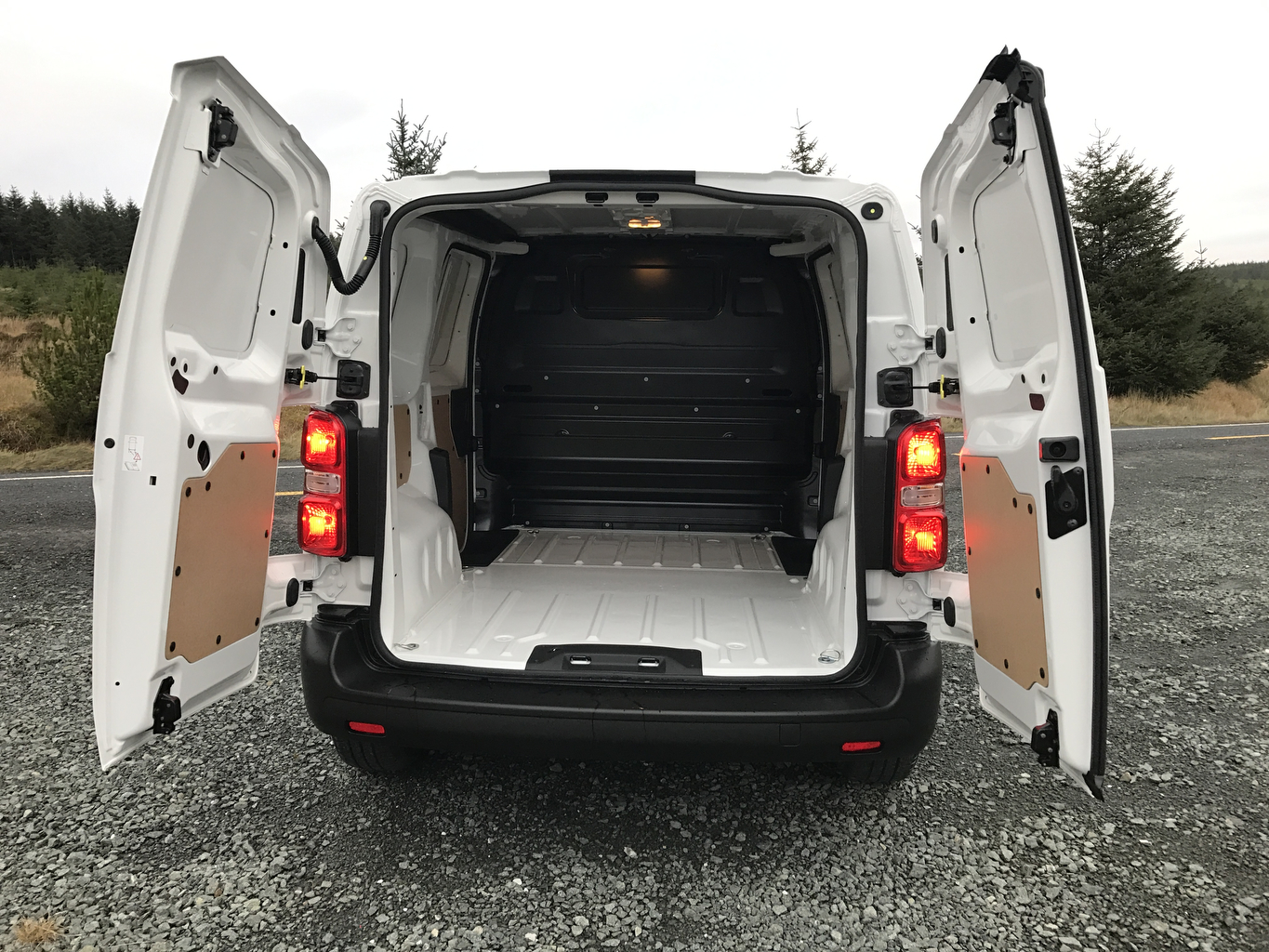 A view of the cargo area for the new Toyota Proace which we drove this week. Photo Brian McDaid