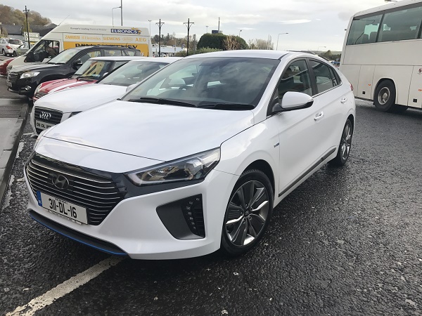 The classy looking Hyundai Hybrid which we gat a chance to drive in Donegal this week. Photo Brian McDaid