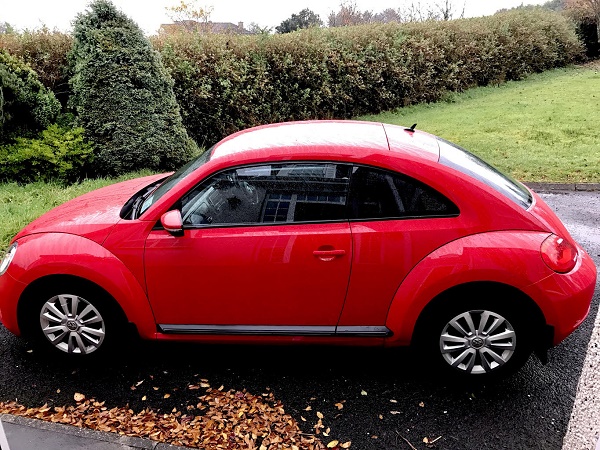 One of two Vw Beetles which we drove their week. Photo Brian McDaid