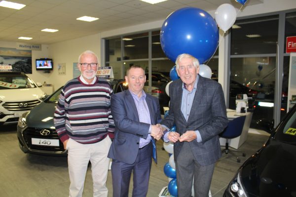 Ronnie Deleaney pictured with Terence Diver and Danny Mc Daid