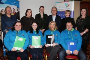 Leaders from Ballybofey and Letterkenny who received certificates.