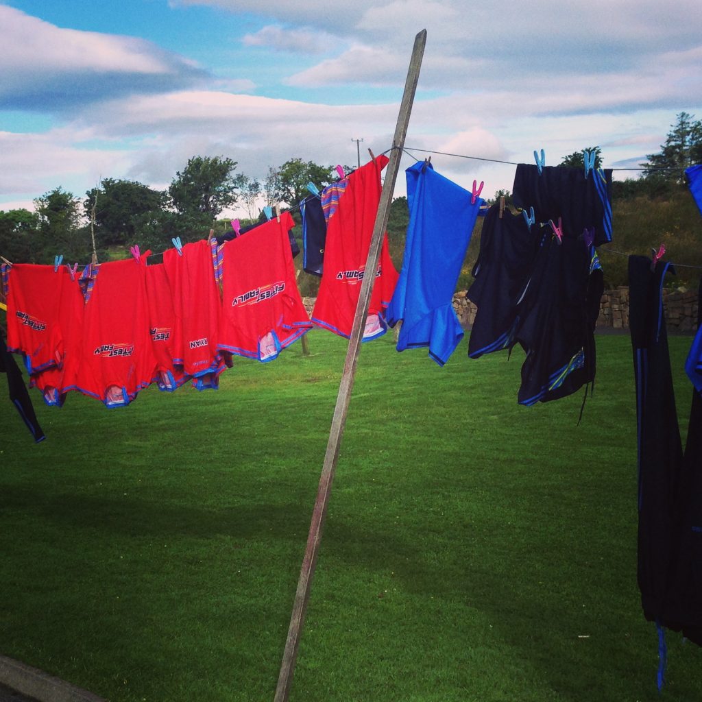 The Ryan family washing line!