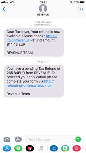 warning-after-public-swamped-with-fake-tax-rebate-texts-donegal-daily