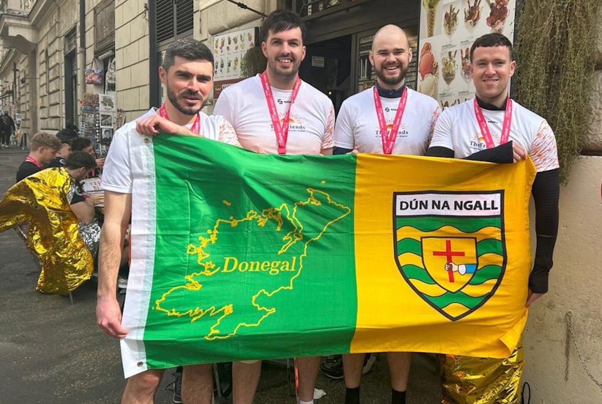 Brave cancer survivor completes Rome marathon for local charity