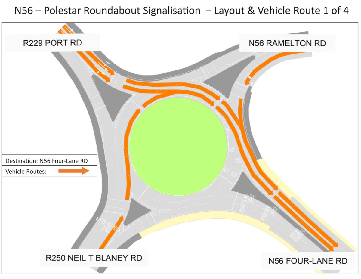 ‘Planos de navegación’ emitidos para el nuevo sistema de rotondas Polestar