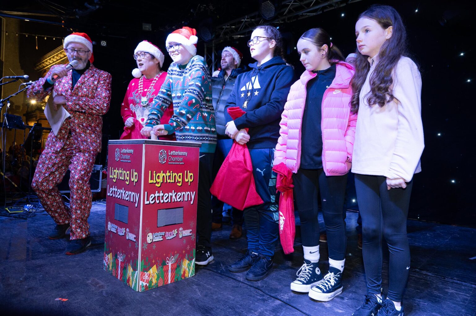 Letterkenny turns out for official Christmas lights switchon Pic Special Donegal Daily